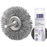 Tarczowa 70mm Trzpieniowa Szczotka Drut Stalowy Falowany Szczotpol PL 667