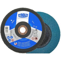 1x Tyrolit Basic 180 P80 Cyrkon Tarcza Lamelkowa Listkowa 2w1