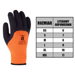 12x Zimowe Feret Rozm. 9 Rękawice Robocze Ocieplane