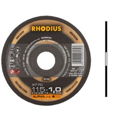 1x Rhodius XT70 115x1,0 Niemiecka Tarcza do cięcia metalu