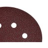 50x Krążki 125mm P60 8-otworów Papier ścierny na rzep korund GLS5