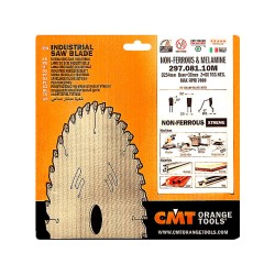 CMT 254x30x80T Tarcza widiowa piła do aluminium mosiądzu 297.081.10M
