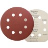 50x Krążki KND 125mm P400 8-otw Papier ścierny na rzep elektrokorund op. 50 szt! GLS5