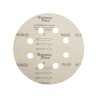 50x Krążki KND 125mm P600 8-otw Papier ścierny na rzep elektrokorund op. 50 szt! GLS5
