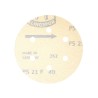 50x Krążki PS21 150mm P40 GLS3 6-otworów Papier ścierny na rzep KLINGSPOR