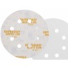 50x INDASA WHITE 125mm P40 8-otworów Papier ścierny na rzep whiteline GLS5 8H
