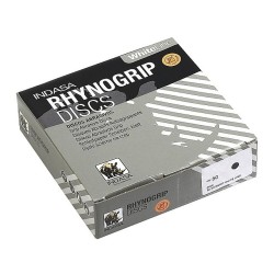 50x INDASA WHITE 125mm P60 8-otworów Papier ścierny na rzep whiteline GLS5 8H