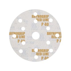 50x INDASA RED 150mm P40 15-otworów Papier ścierny na rzep redline GLS47 15H