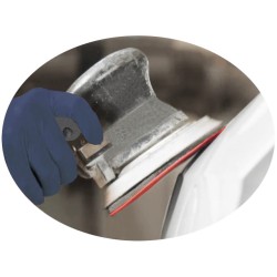 50x INDASA RED 150mm P40 15-otworów Papier ścierny na rzep redline GLS47 15H