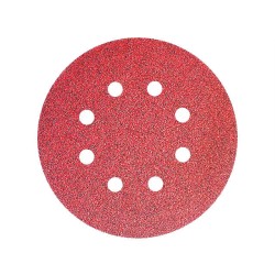 50x Krążki PL28 125mm P60 GLS5 (8-otworów) Papier ścierny na rzep KLINGSPOR