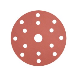 50x INDASA RED 150mm P500 15-otworów Papier ścierny na rzep redline GLS47 15H