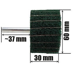 Włóknina 60x30x6 Medium Combi Ściernica Trzpieniowa Ścierna przeplatana SPINER AV P120