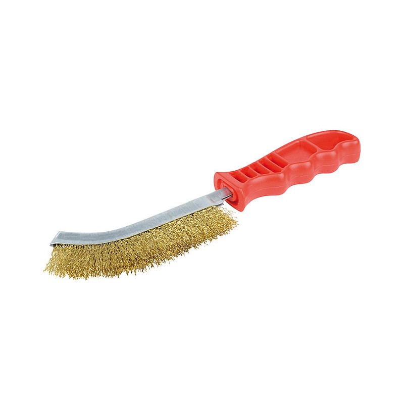 Ręczna 1 rzędowa Metalowa Wąska Szczotka Drut Stalowy 850