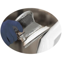 50x INDASA WHITE 150mm P320 Krążek ścierny na rzep