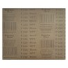 50x Wodny 230x280 P220 WPF Papier ścierny wodoodporny