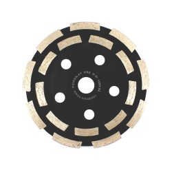 Tarcza Segment 125 x 22.2 Garnkowa dwurzędowa ściernica do szlifowania betonu