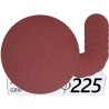 10x Krążki PL28 225mm P80 Papier ścierny na rzep KLINGSPOR