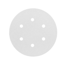 50x INDASA WHITE 150mm P40 6-otworów Papier ścierny na rzep whiteline GLS3 6H