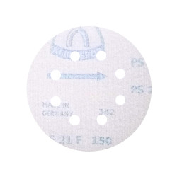 50x Krążki PS21 125mm P150 GLS5 (8-otworów) Papier ścierny na rzep KLINGSPOR
