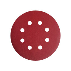 50x Krążki PL28 125mm P240 GLS5 (8-otworów) Papier ścierny na rzep KLINGSPOR