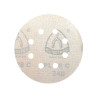 50x Krążki PL28 125mm P240 GLS5 (8-otworów) Papier ścierny na rzep KLINGSPOR