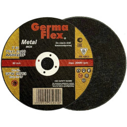 10x Germaflex Inox 75x1,0x10 Tarcza do cięcia metalu