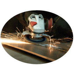 ALU POLYKAT 125 P 36 Tarcza Listkowa lamelka do szlifowania aluminium metalu