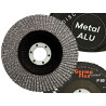 ALU POLYKAT 125 P 60 Tarcza Listkowa lamelka do szlifowania aluminium metalu