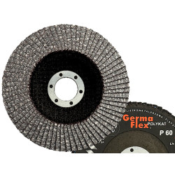 ALU POLYKAT 125 P 60 Tarcza Listkowa lamelka do szlifowania aluminium metalu