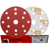 50x INDASA RED 150mm P100 15-otworów Papier ścierny na rzep redline GLS47 15H