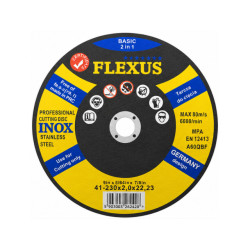 1x Flexus Basic 230x2,0 Tarcza do cięcia metalu 2x1 Metal Inox