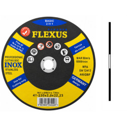 1x Flexus Basic 230x2,0 Tarcza do cięcia metalu 2x1 Metal Inox