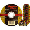 10x Germaflex Inox 125x2,0 Tarcza do cięcia metalu