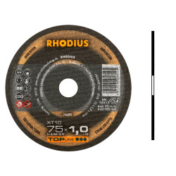 1x Rhodius XT10 75x1.0x10 Niemiecka Tarcza do cięcia metalu