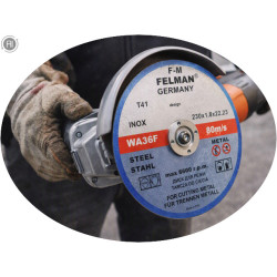 1x Felman 230x1,8 Tarcza do cięcia metalu