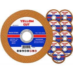 10x YELLOW CUT PRO 125x1,0...