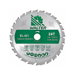 Walter 250x30x24T Tarcza widiowa piła do drewna z węglikiem spiekanym