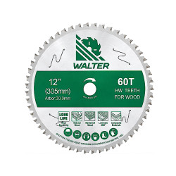 Walter 305x30x60T Tarcza widiowa piła do drewna z węglikiem spiekanym