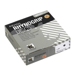 50x INDASA WHITE 150mm P280 15-otworów Papier ścierny na rzep whiteline GLS47 15H