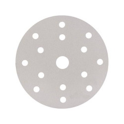50x INDASA WHITE 150mm P280 15-otworów Papier ścierny na rzep whiteline GLS47 15H
