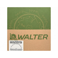 Walter 400x30x60T Stalowa piła do drewna bez widii (grubość 3.2)