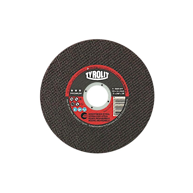 TYROLIT Premium – Disque fibre Vulcanizada za-p48 115 x 22 Grain 36