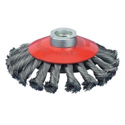 M14 Stożkowa 115mm Splatany Drut Szczotka 041