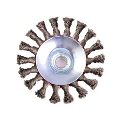 M14 Stożkowa 115mm Splatany Drut Szczotka 041