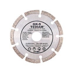 GK-S Segment 125 Tarcza diamentowa Twarde Granit Klinkier