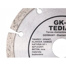 GK-S Segment 125 Tarcza diamentowa Twarde Granit Klinkier