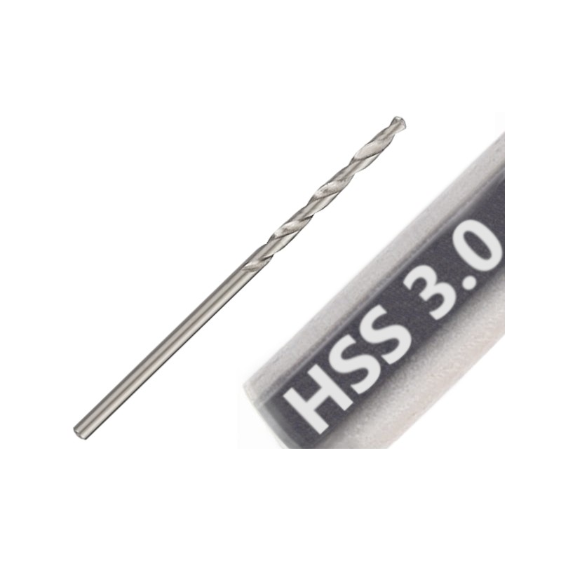 10x Wiertło HSS 3.0 do metalu