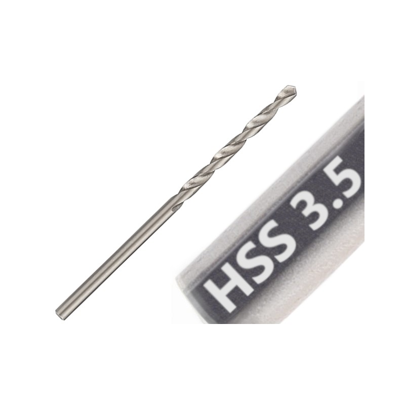 10x Wiertło HSS 3.5 do metalu