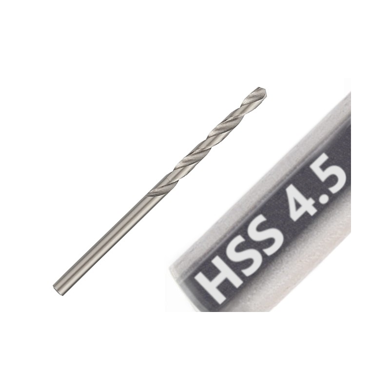 10x Wiertło HSS 4.5 do metalu