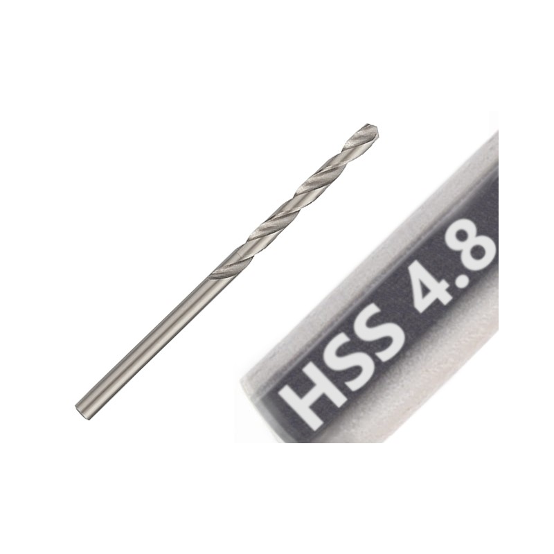 10x Wiertło HSS 4.8 do metalu